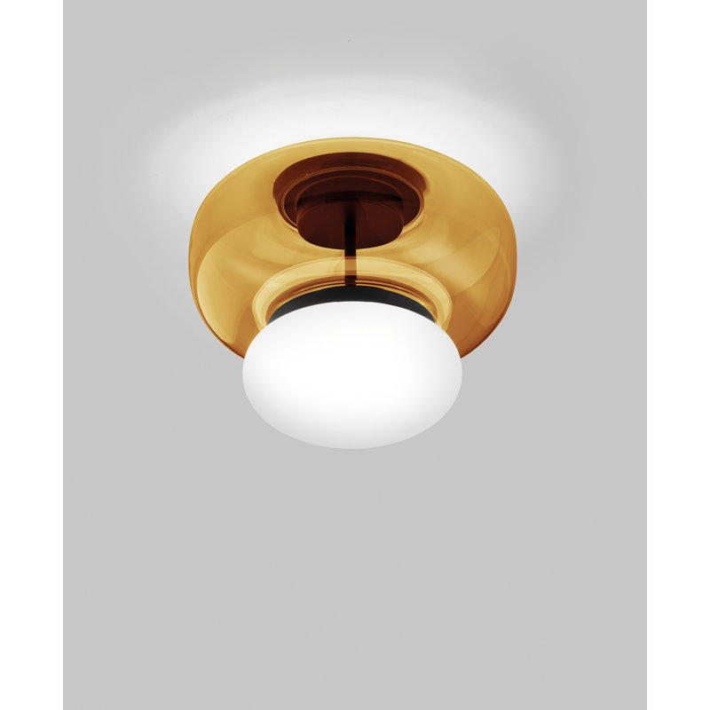 Faro Ceiling Lamp P Dark Amber White Matt Black 2 L2202 Ul, Dark Amber White, Matte Black, 2700K