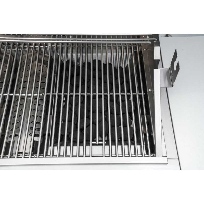 Mont Alpi Mact Stainless Steel Charcoal Tray Basket Holder - Fits All Built-in And Outdoor Island Kitchen Grills
