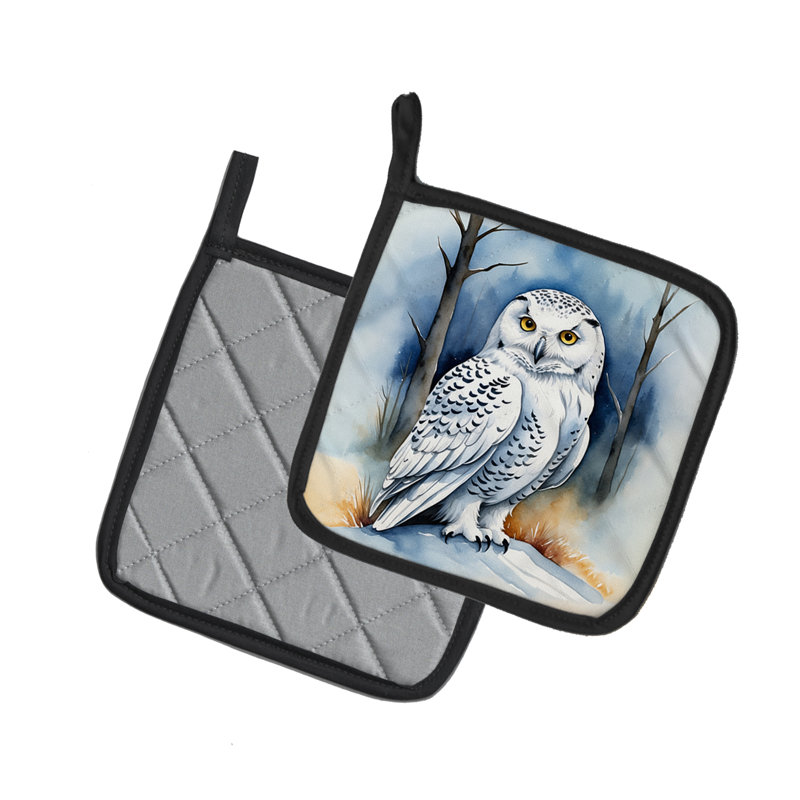 Paire de poignées Snowy Owl