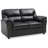Olney 60in Loveseat, Black