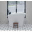 Baignoire autoportante à surface solide de 51 po Fslefay-125356164