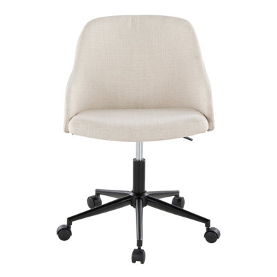 Bacci Office Chair in , Polyester Blend by George Oliver