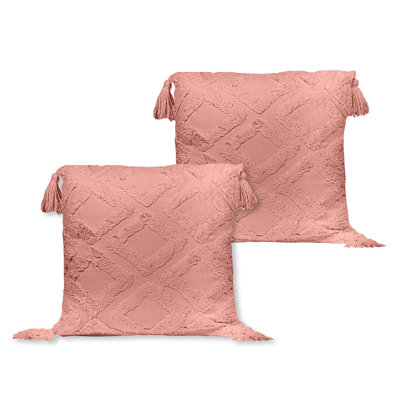 Tassels Cotton Outdoor Throw Pillow