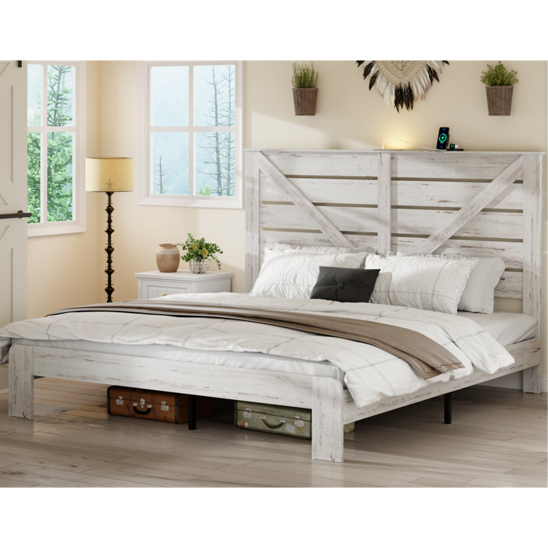 Base de lit plateforme en bois, tête de lit très grand, Très grand lit