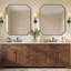 Miroir de salle de bain Modern Cadre en acier inoxydable-864994806-852258373
