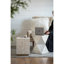 Square Capiz Stool