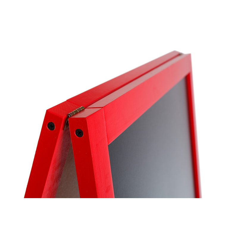 Genovefa Free-Standing Chalkboard 115cm H x 61cm W, Red