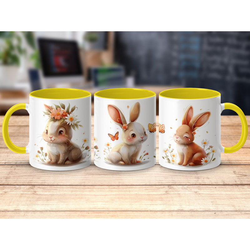 Ceramic Coffee Mug, Yellow
