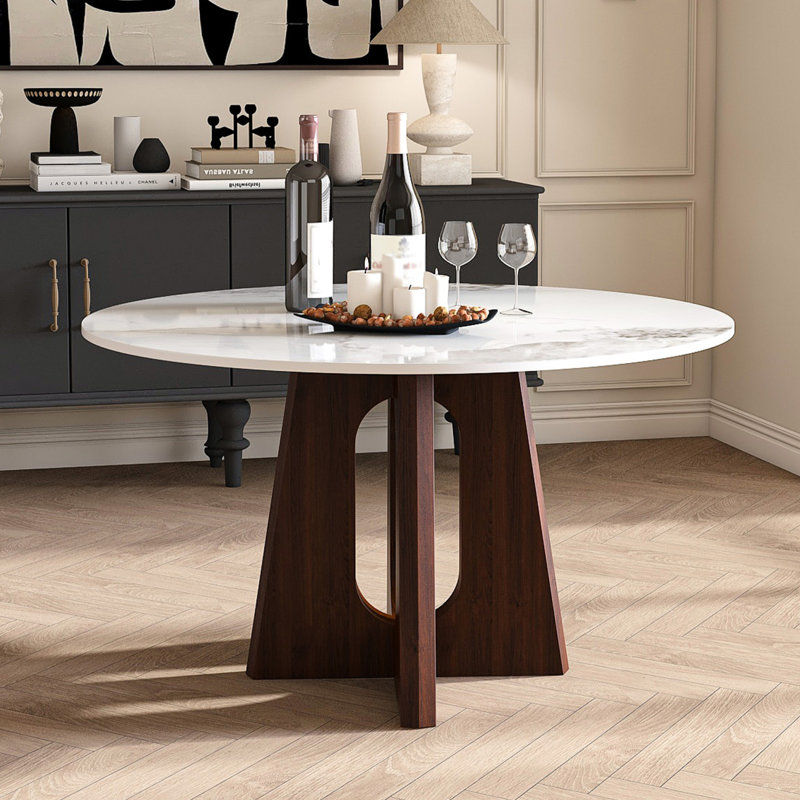 Table de salle à manger Modern Modern, H 30,1 po x L 59,1 po x l 59,1 po