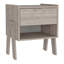Table de chevet 1 tiroir en gris clair