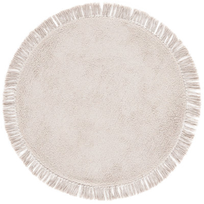 Dalla Handtufted Recycled Cotton Machine Washable Solid Color Rug