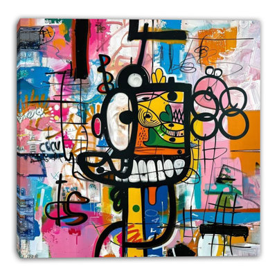 Street Smile Wrapped Canvas Wall Art