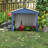 3 ft. W x 3 ft. D Galvanized Steel Garbage Shed, Used for Outdoor Small Tools Storage-90624288