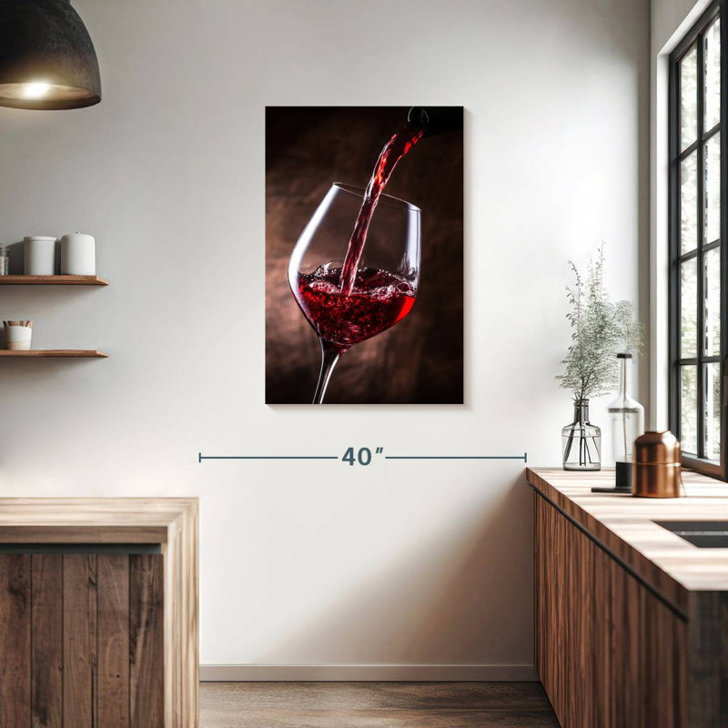 Yarlin Classic Red Wine, 36" H x 24" W