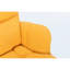 Chaise de chambre de bébé en velours jaune, fauteuil berçant de lecture confortable pour le plaisir à long terme, tissu et coin confortable