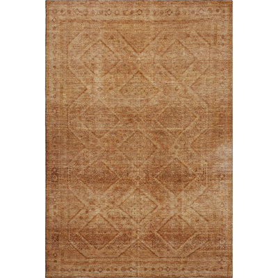 Premium Machine Washable Mayfield AMF2060 Geometric Rug