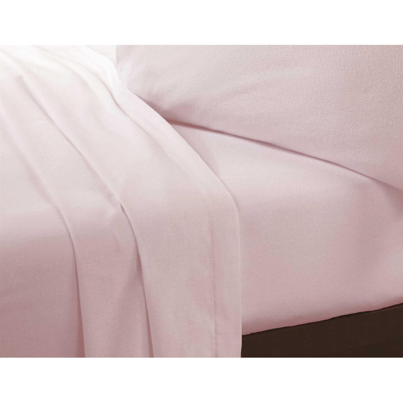 Nilajah Microfiber Machine Woven Sheet Set, Pink, Kingsize (5')