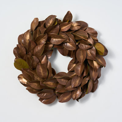 Handmade Magnolia Silk Wreath