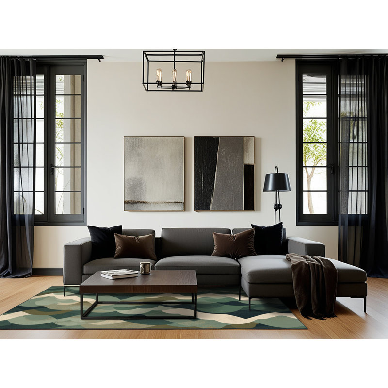 Velvet Horizons Rug, Rectangle 3' x 5'