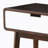 Vyara Espresso and White 2-drawer Sofa Table