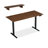 Walnut Rectangular Solid Wood Standing desk-1805540762