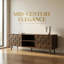 Elegant 72-Inch Walnut Laminate TV Stand – Mid-Century Modern Media Console for Living Room or Bedroom