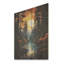 «Moonlight River Retreat Into The Forest III» - Forêt et rivière sur bois-1453508605