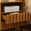 Table de chevet 2 tiroirs Wooden Stripe-878402835