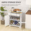 Buffet polyvalent en bois avec rangement
