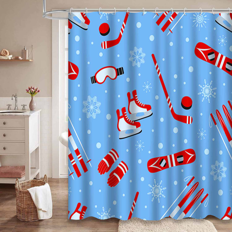 Rideau de douche Winter, L 72 po x l 72 po