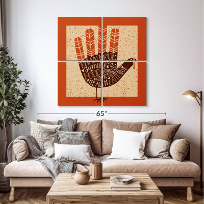 Lelend Thanksgiving Hand Turkey