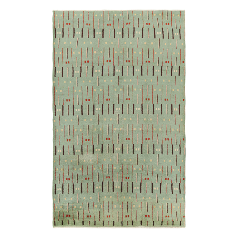One-of-a-Kind 5'x8'2 Hand Knotted Area Rug