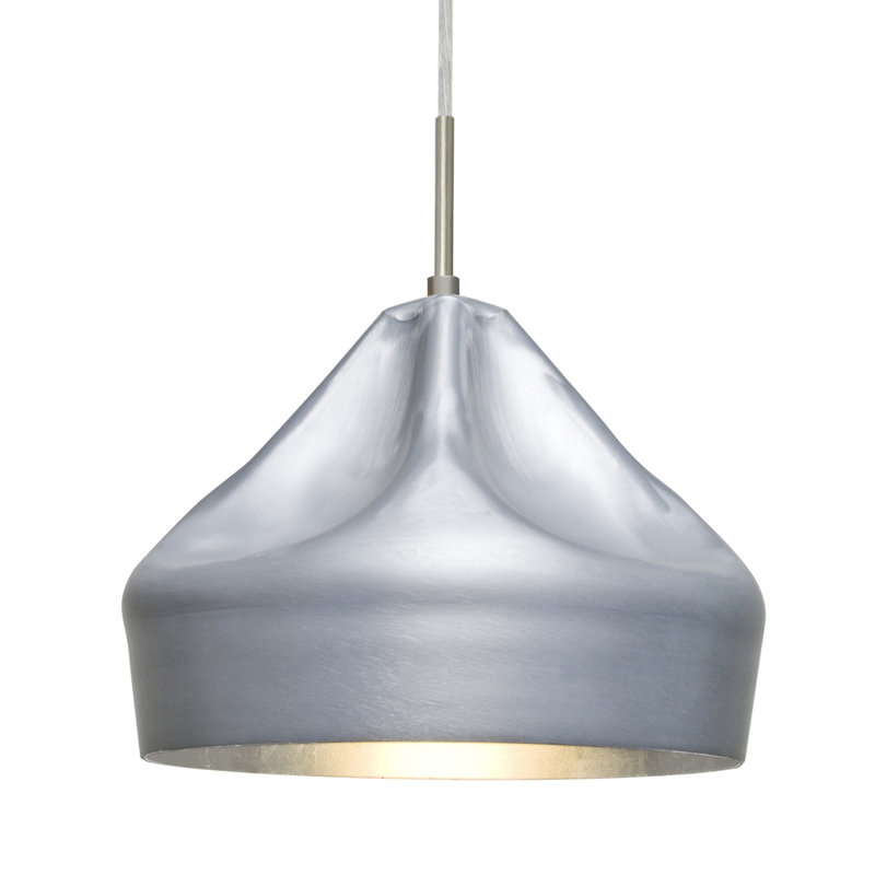 Lotus 1 - Light Single Pendant, Satin Nickel