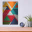Ivy Bronx «Colorful Triangles» par Svetlana Aleynikova, art mural en métal-195175468