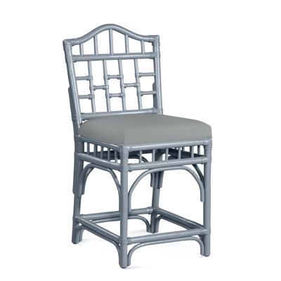 Chippendale Upholstered Counter Stool