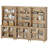 Corretta 72.1" H x 98.4" W Solid and Manufactured Wood Library Bookcase-1207838961