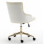 Chaise de travail ergonomique en similicuir