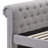 Justice Smoke Gray Fabric Daybed W/Trundle (Twin)