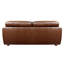 Canapé en cuir fleuri à dessus large 89 po Sunset Trading Jayson | Noir-59795986