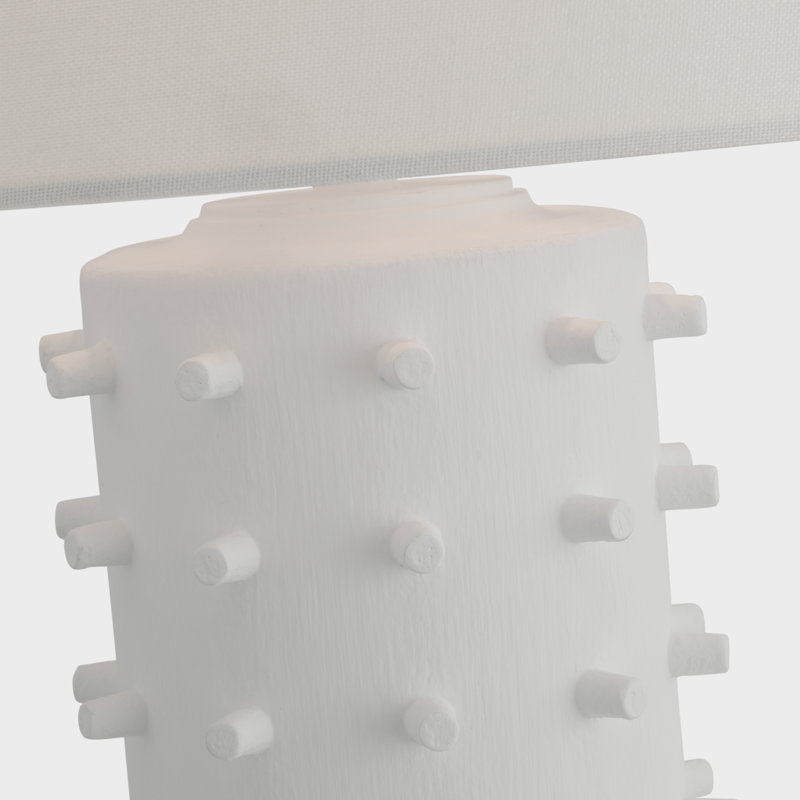 Biarritz Table Lamp, Plaster White