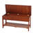 Solid Wood Shoe Bench With Storage In Cherry Finish Design - 35.5" X 13" 18" And Practical For Entryway Quality L W H Strong Functional-1549855254