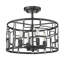 Lustree tambour 4 lumières de style bougie Mathena-1872750325