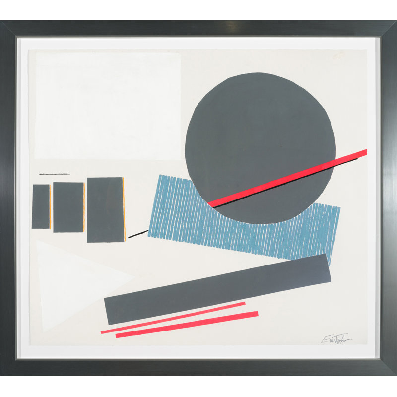 Geometrist par Evan Taylor - Peinture encadrée sur papier
