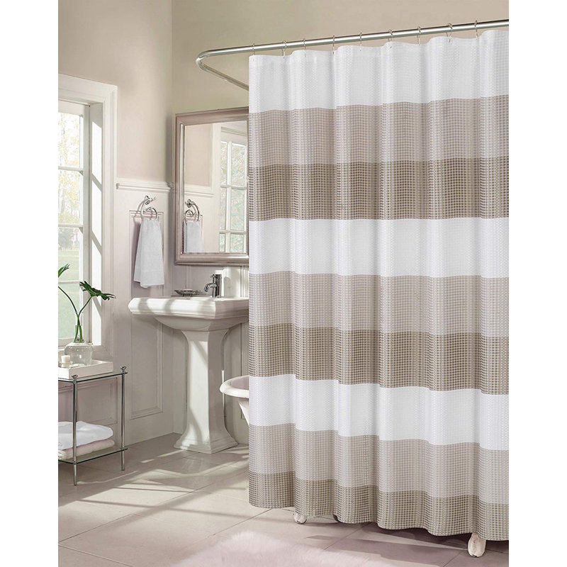 Rideau de douche Mauldin, Taupe
