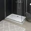 Jaimes Plastic Shower Tray - White-165479384-165479380