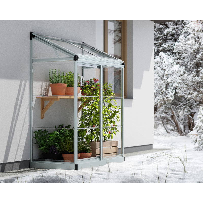 Lean to Grow House, 4" W x 8" D