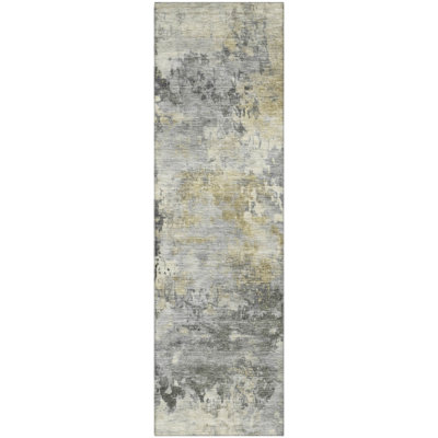 Premium Machine Washable Mayfield AMF2073 Abstract Rug