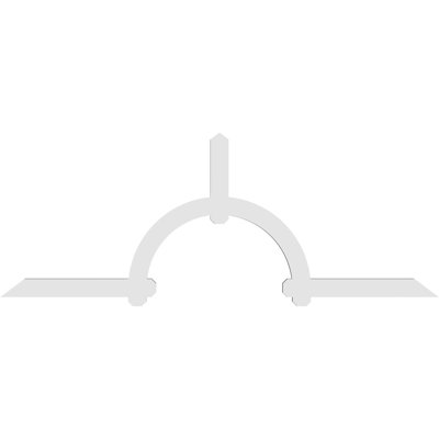 Support de pignon en PVC de qualité architecturale Ericson