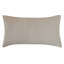 Taie décorative en mélange de coton gris Charlie-40748693