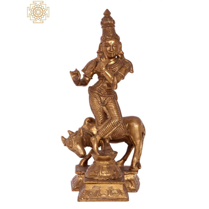 Lord Krishna avec vache
